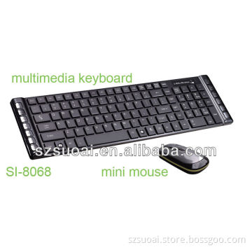 2.4g wireless keyboard mouse set,electronic novelties